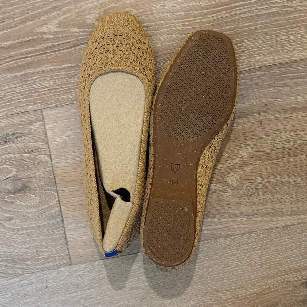 Rothy’s The Max Square Flats Wren Crochet Women’s Size 8.5 Sustainable Shoes - Picture 3 of 7